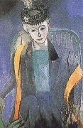 Henri Matisse Portrait of Madame Matisse (mk35) oil painting on canvas